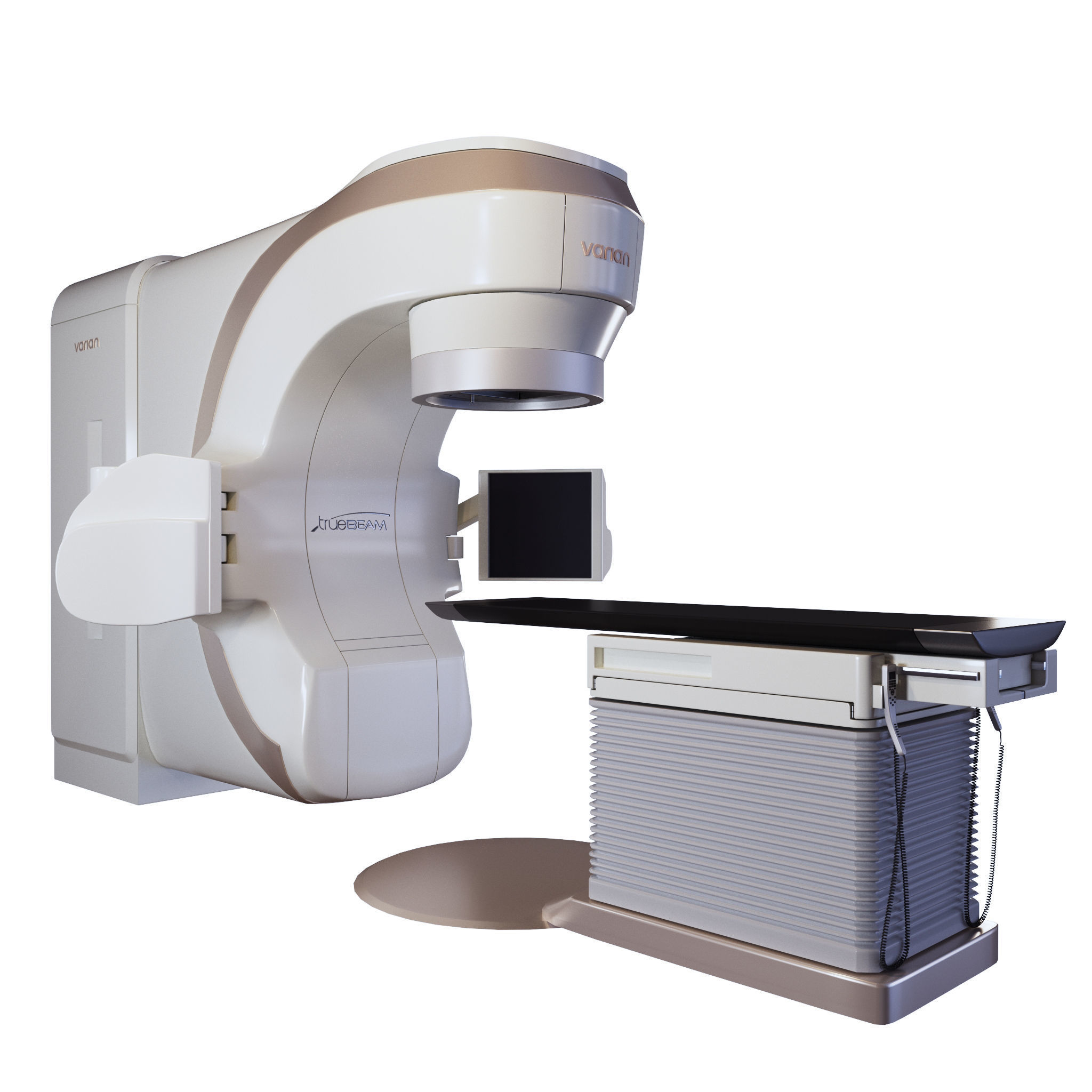 Varian Truebeam radiotherapy unit 3D model_4