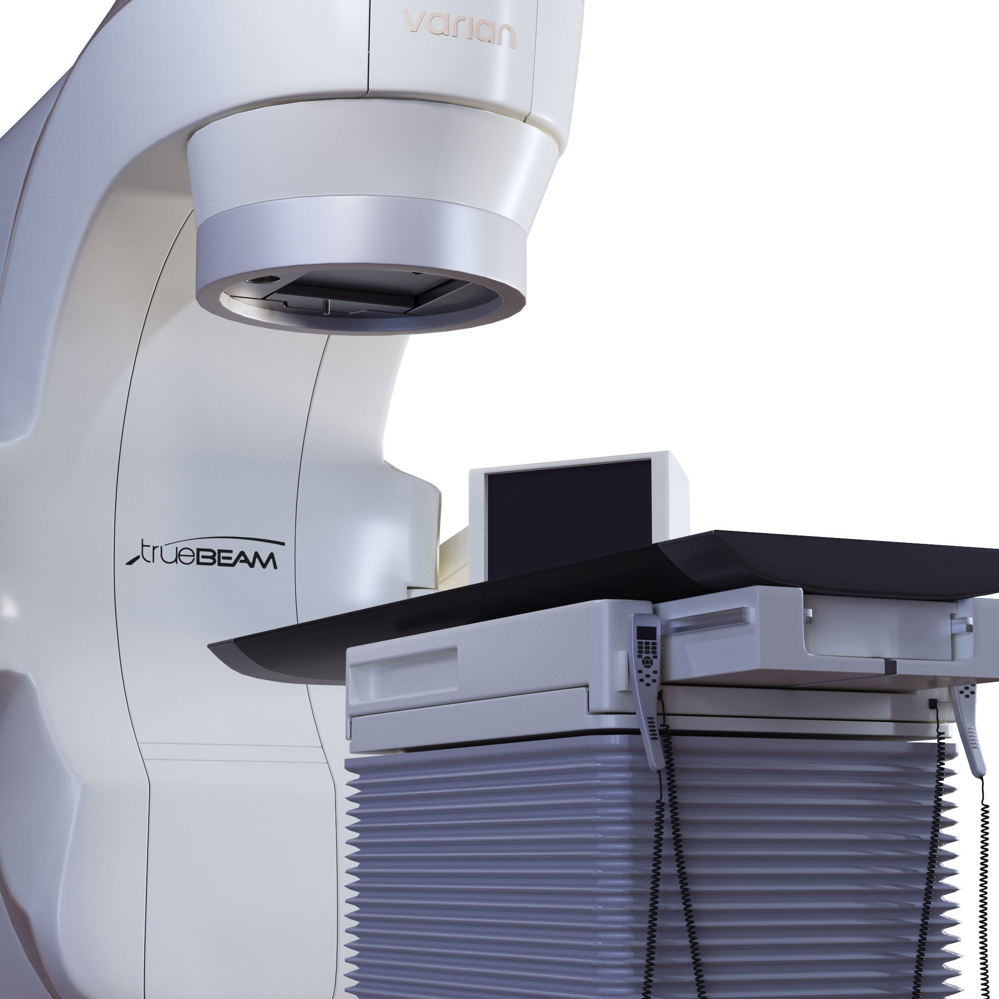 Varian Truebeam radiotherapy unit 3D model_2