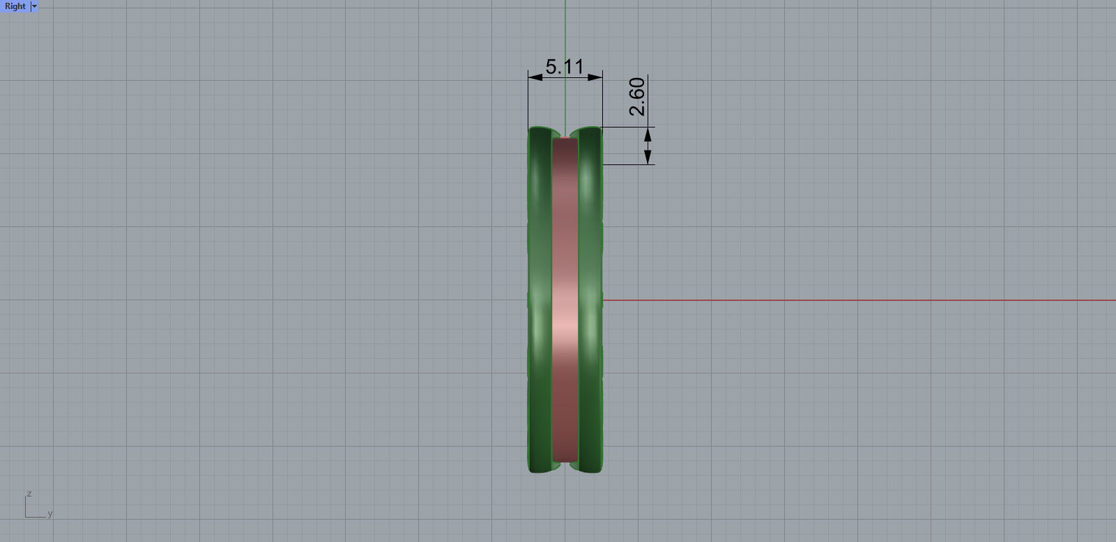 Set of Bvlgari thin rings 3D print model_13