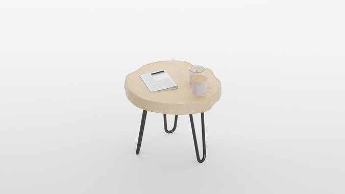 Coffee Table Sets Collection 3D model 7