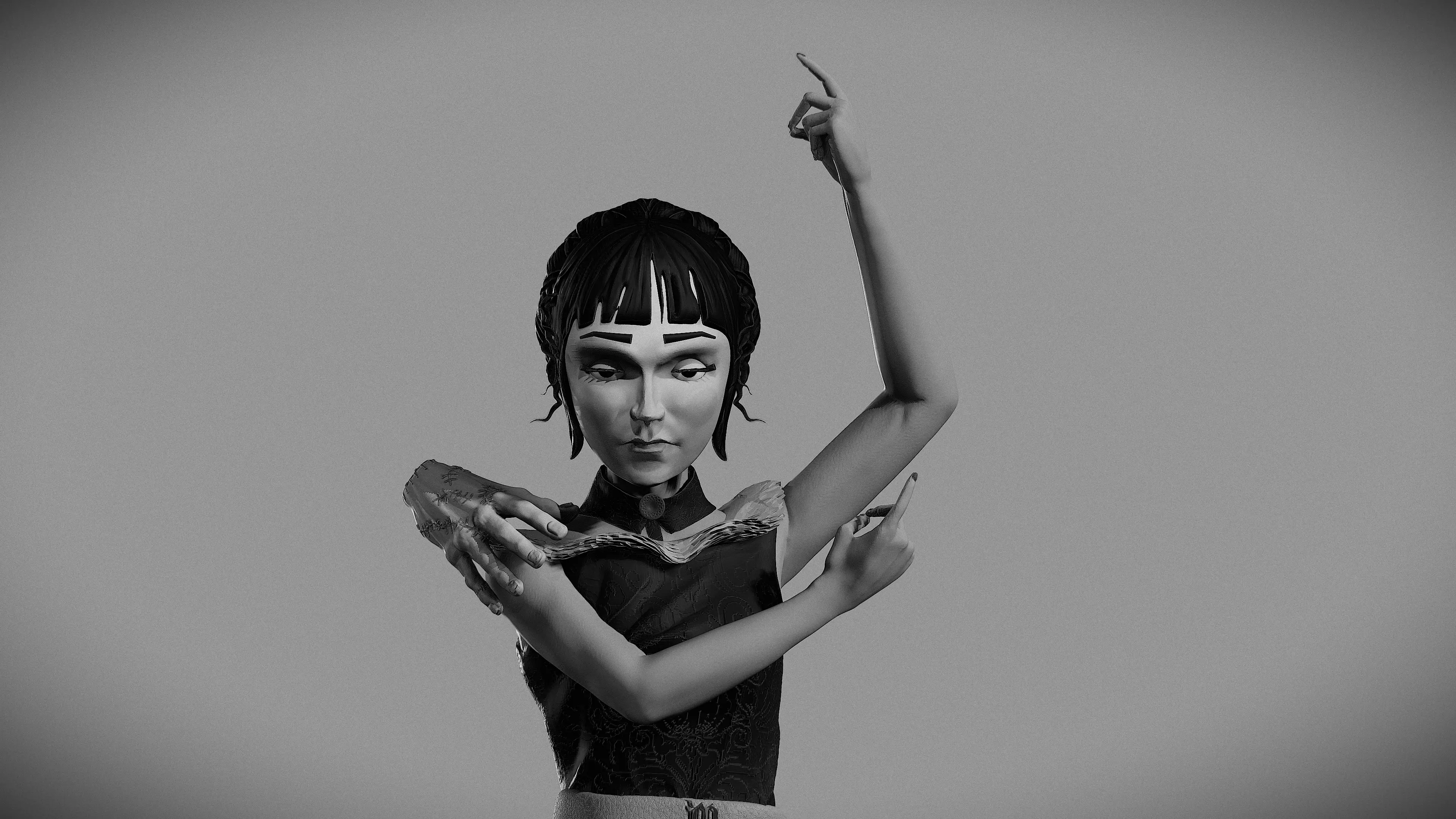 Mercredi ADAMS 3D print model