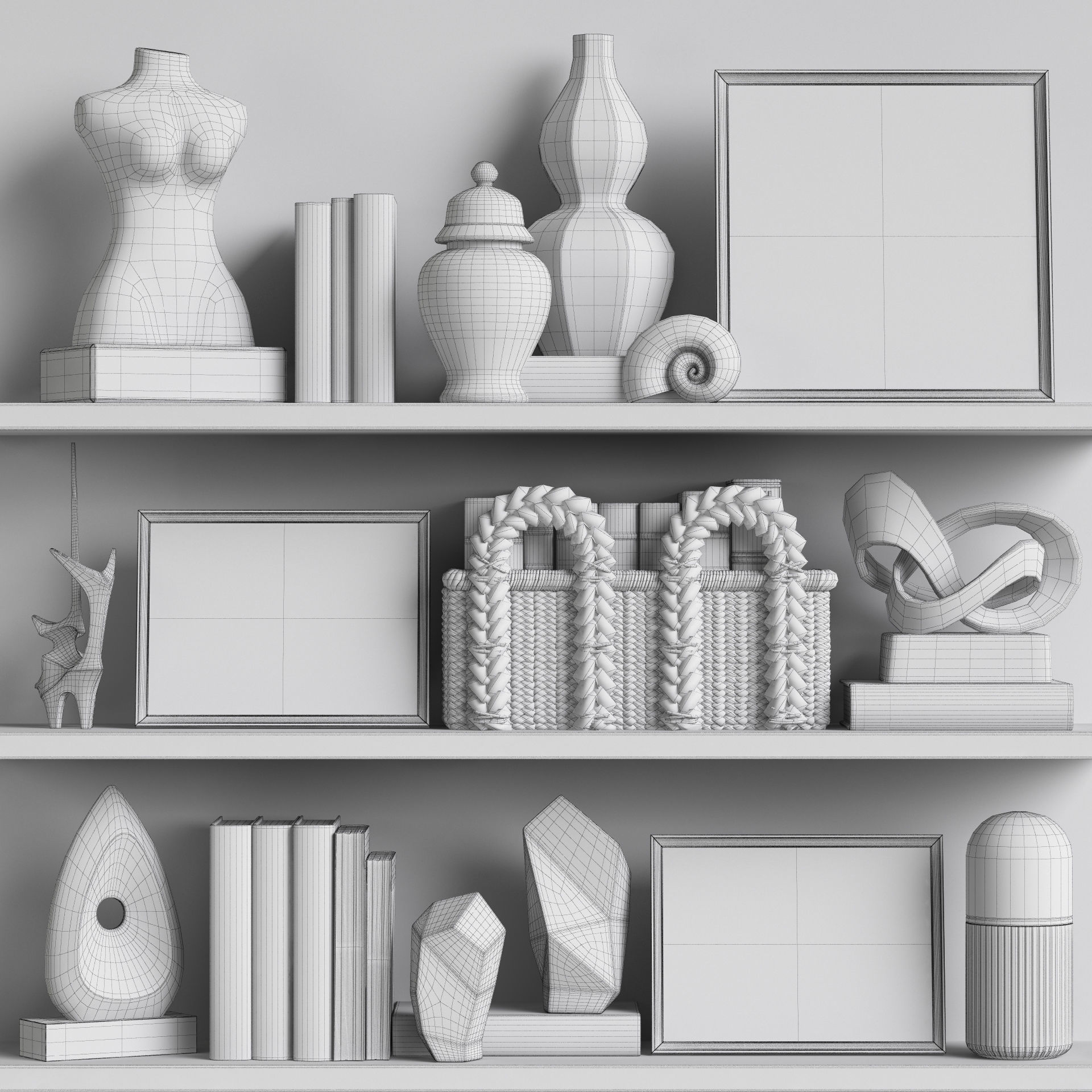 Decor Set 173 3D model_5