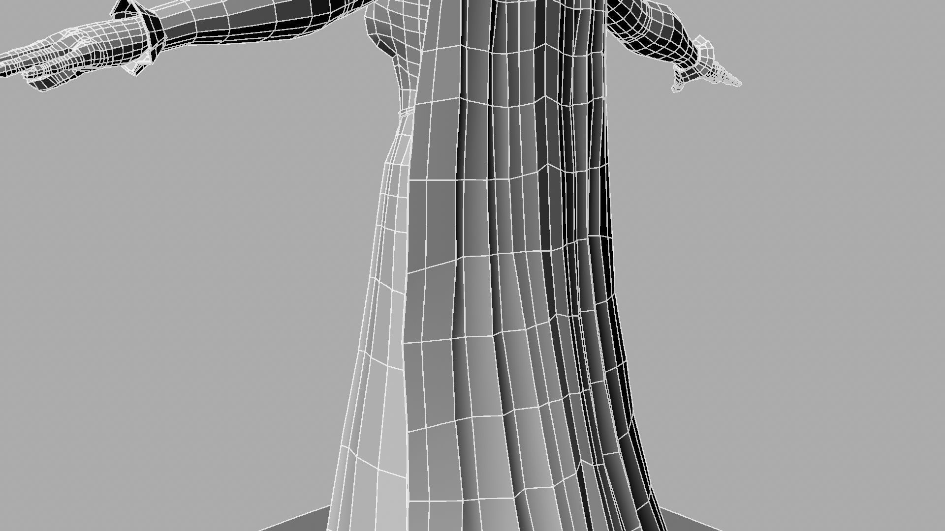 Queen woman wearing crown 3D model_35