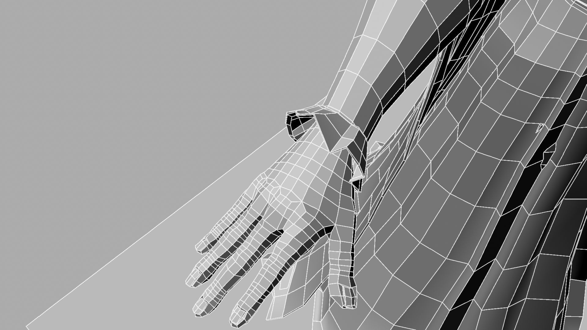 Queen woman wearing crown 3D model_47