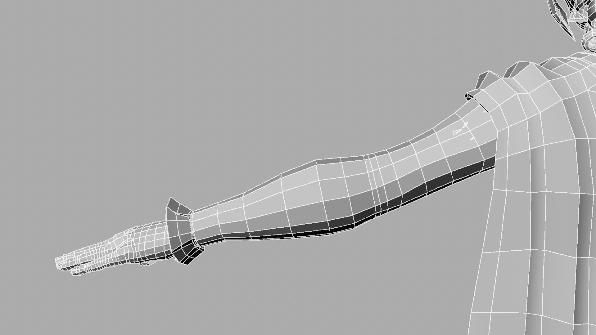 Queen woman wearing crown 3D model_42