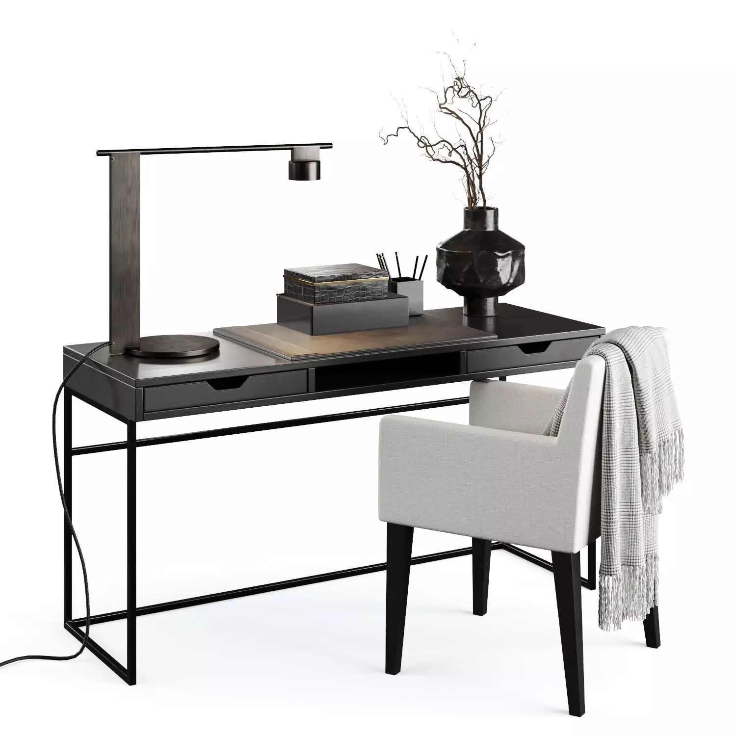 Zander desk - On Off lamp 3D model