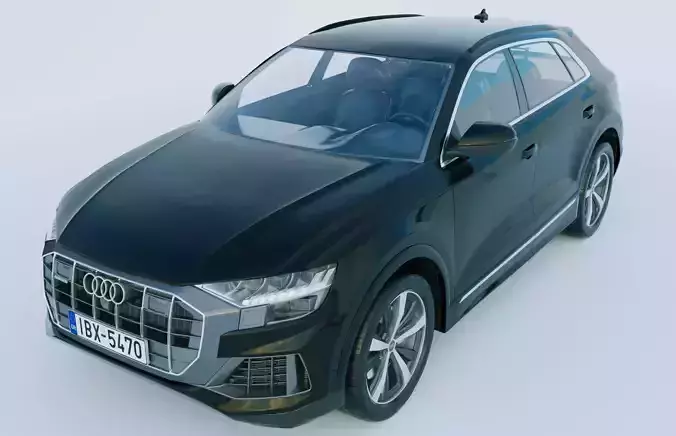 Audi Q8 Sportcar 3D model Audi Q8 Sportcar 3D model