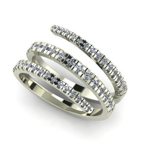 Spiral Ring 3d print model 3D print model_2