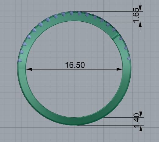 Spiral Ring 3d print model 3D print model_5
