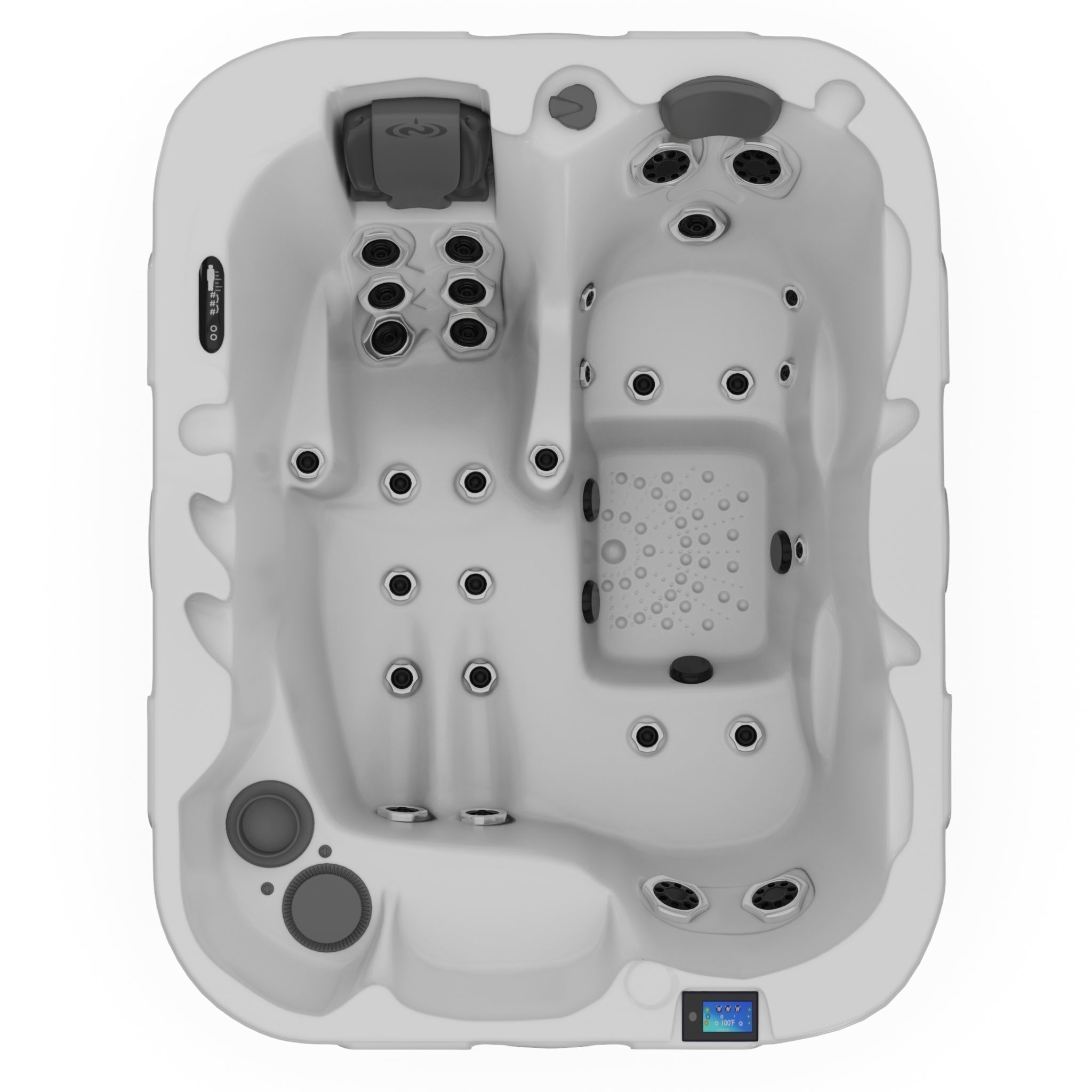 3D model of Hot Tub Jacuzzi D1 Spas Tria 36 Low-poly 3D model_3