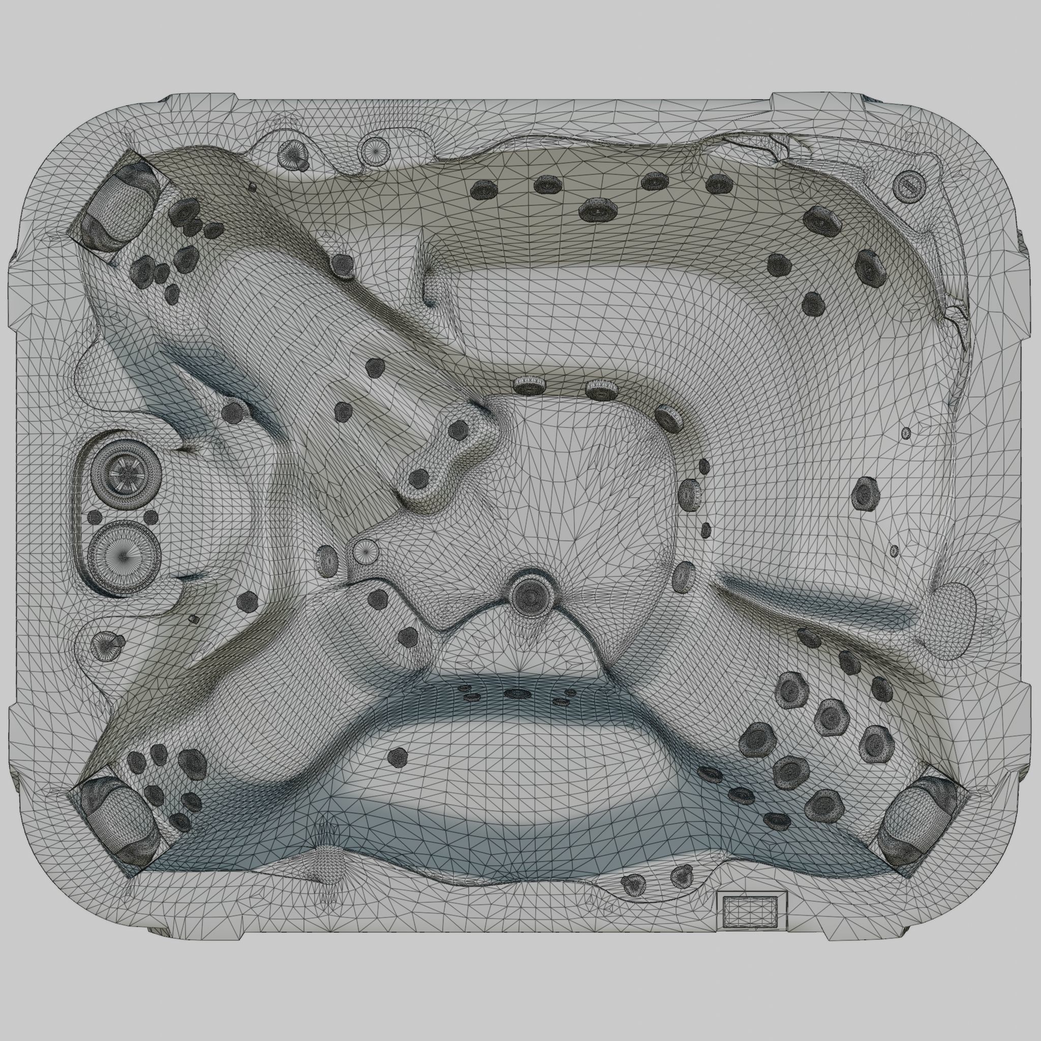 3D model of Hot Tub Jacuzzi D1 Spas Executive Low-poly 3D model_7