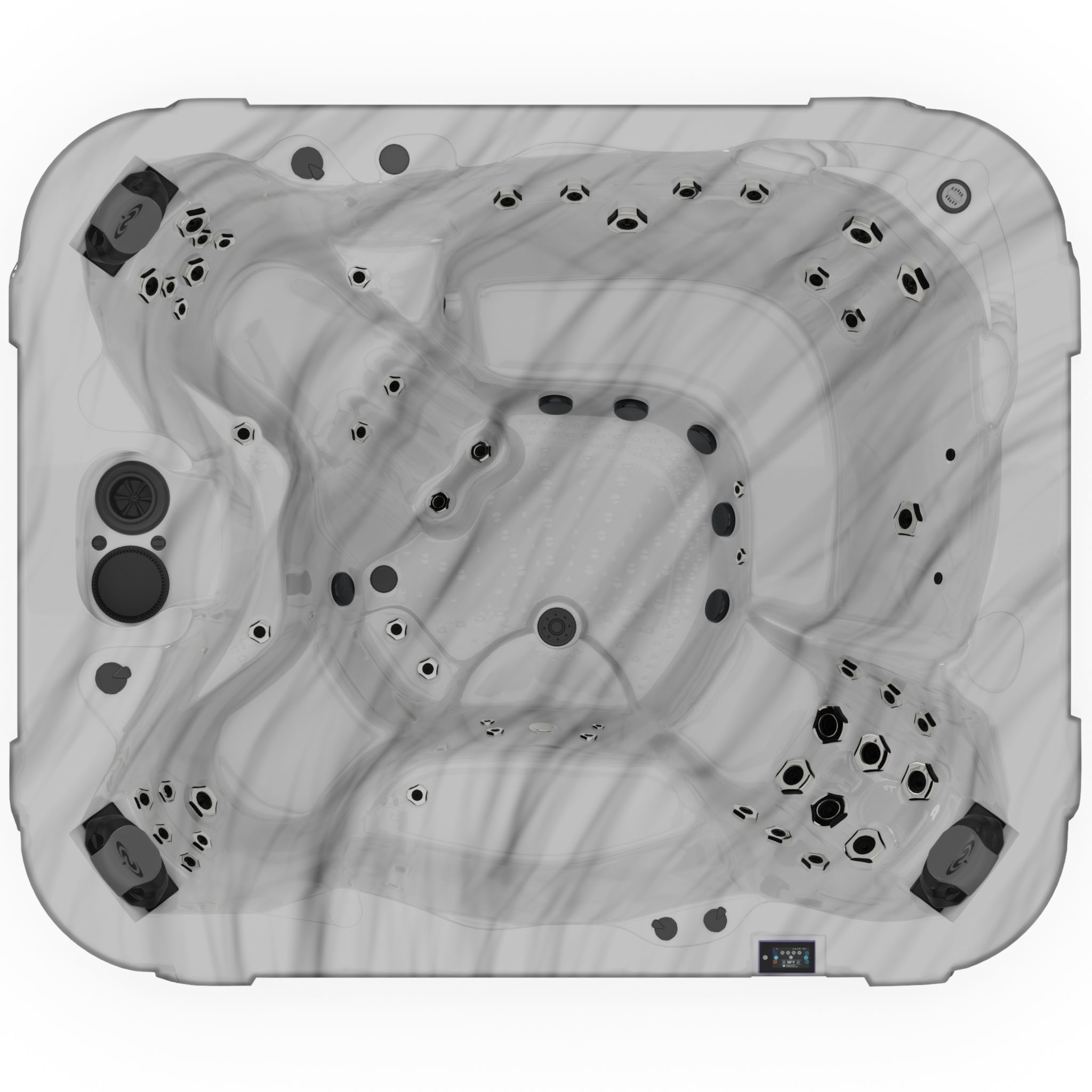 3D model of Hot Tub Jacuzzi D1 Spas Executive Low-poly 3D model_3