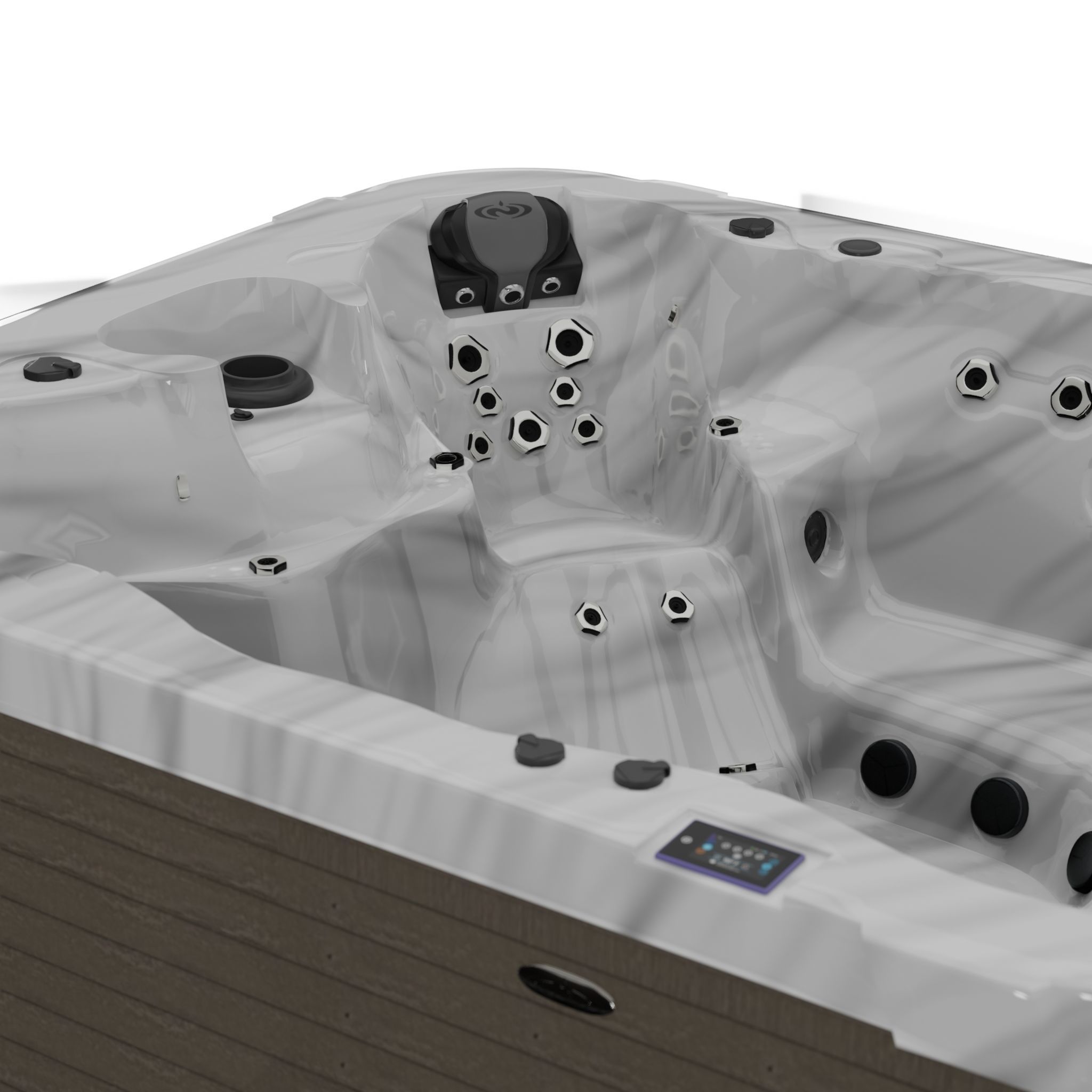3D model of Hot Tub Jacuzzi D1 Spas Executive Low-poly 3D model_1