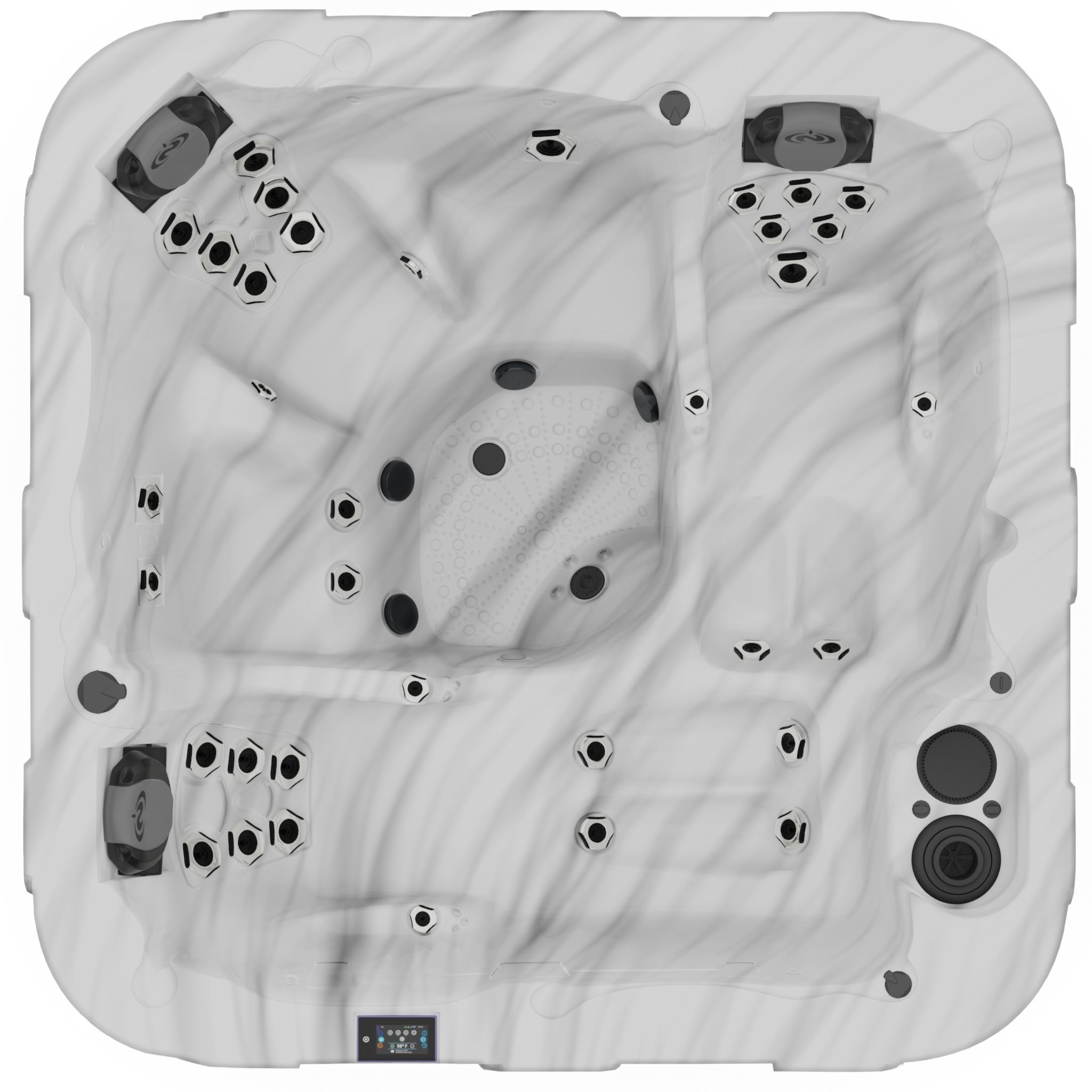 3D model of Hot Tub Jacuzzi D1 Spas Diplomat Low-poly 3D model_3