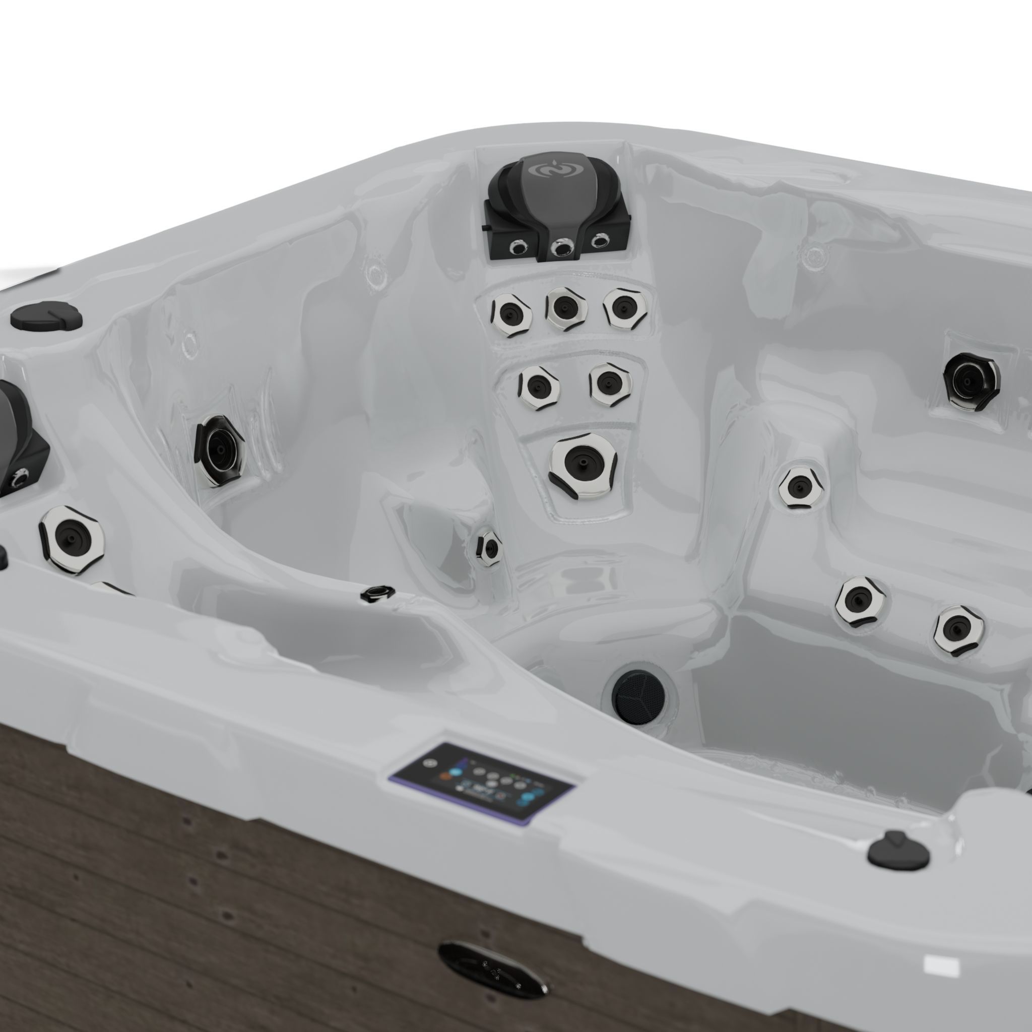 3D model of Hot Tub Jacuzzi D1 Spas Chairman Low-poly 3D model_1
