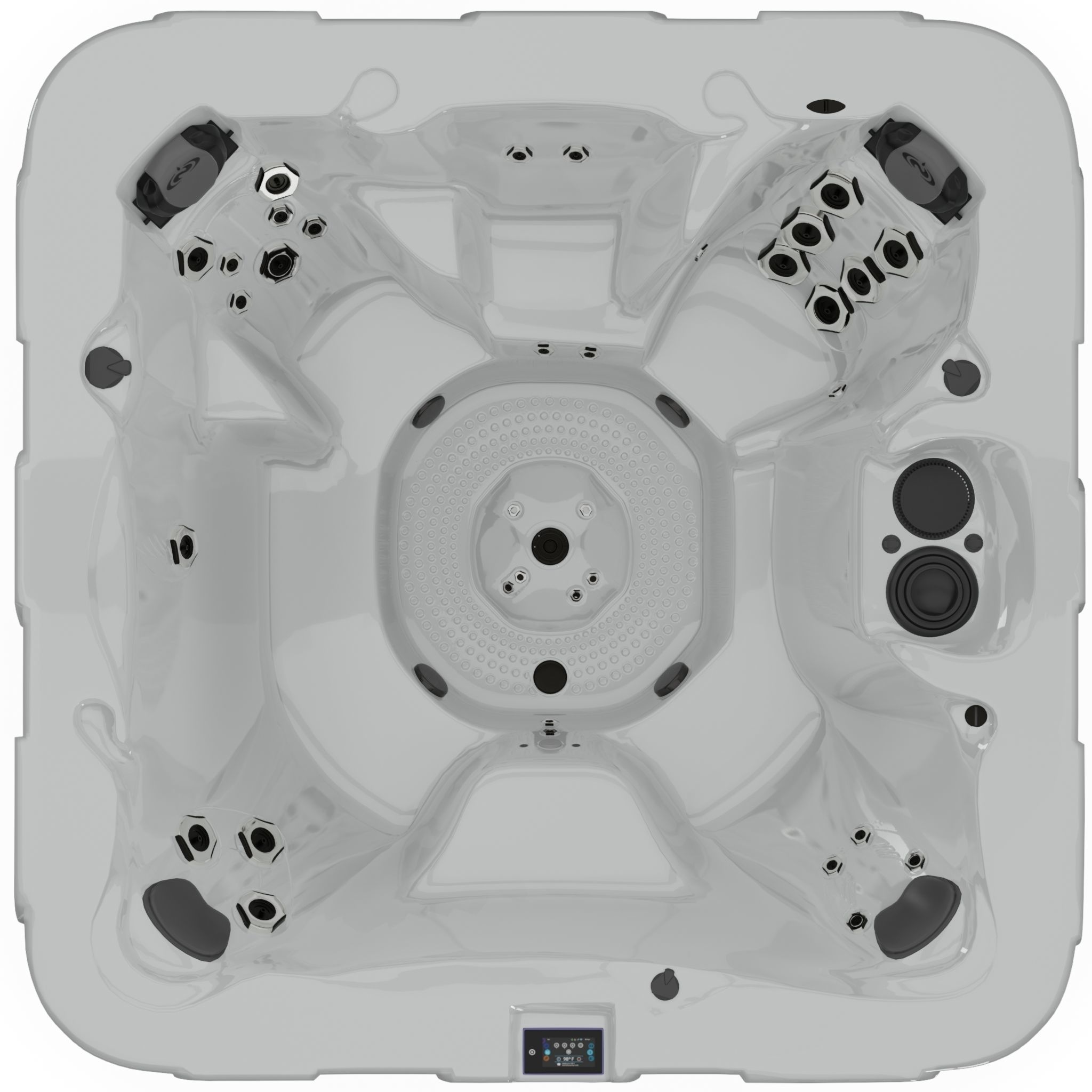 3D model of Hot Tub Jacuzzi D1 Spas Nautilus Low-poly 3D model_3