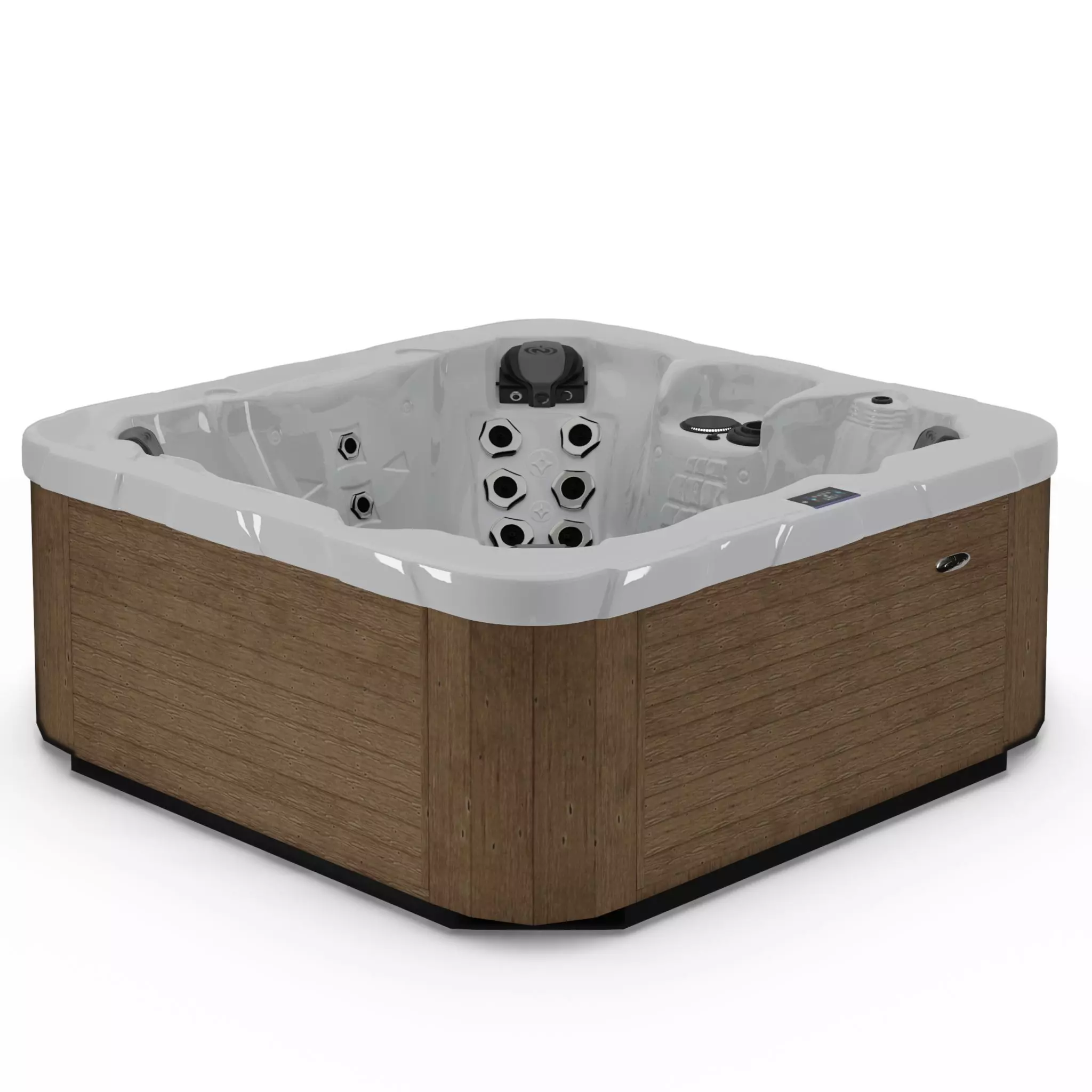 3D model of Hot Tub Jacuzzi D1 Spas Nautique Low-poly 3D model_0