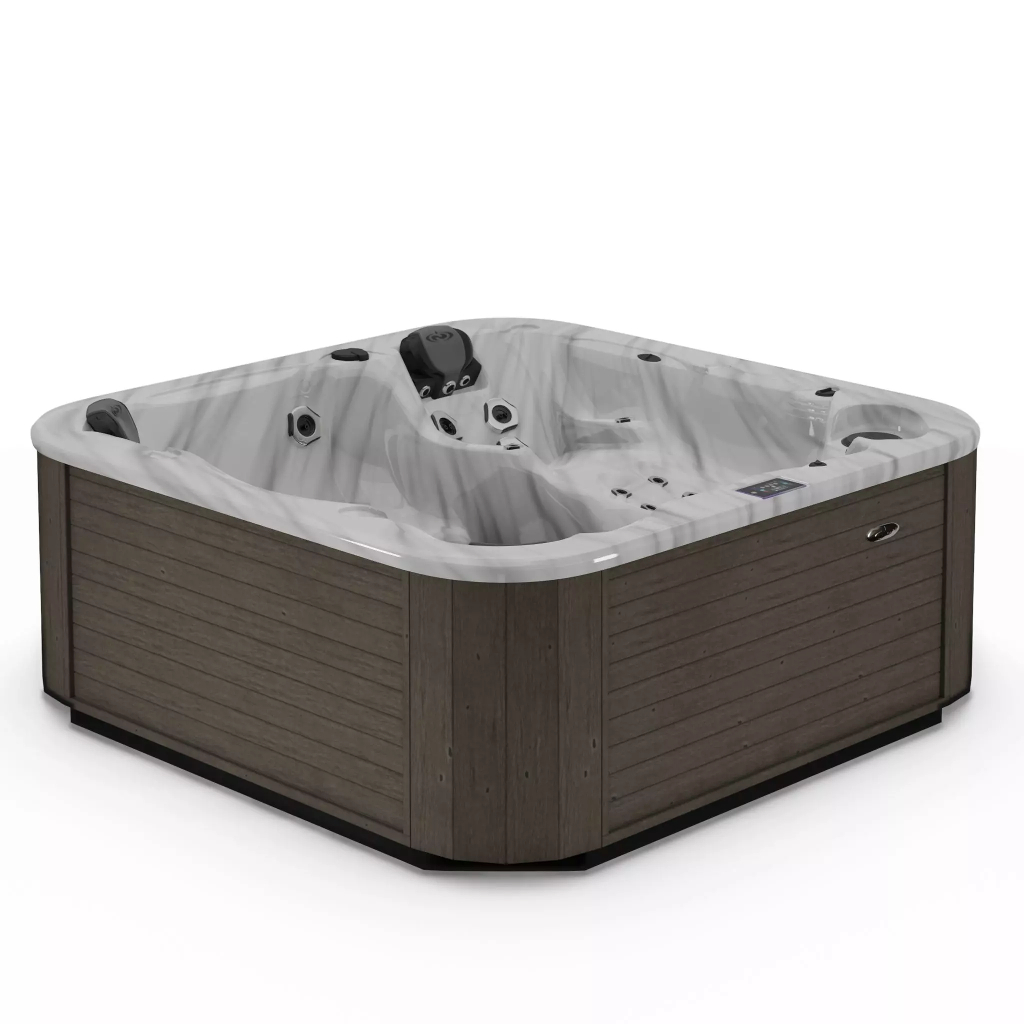 3D model of Hot Tub Jacuzzi D1 Spas Aurora Low-poly 3D model_0