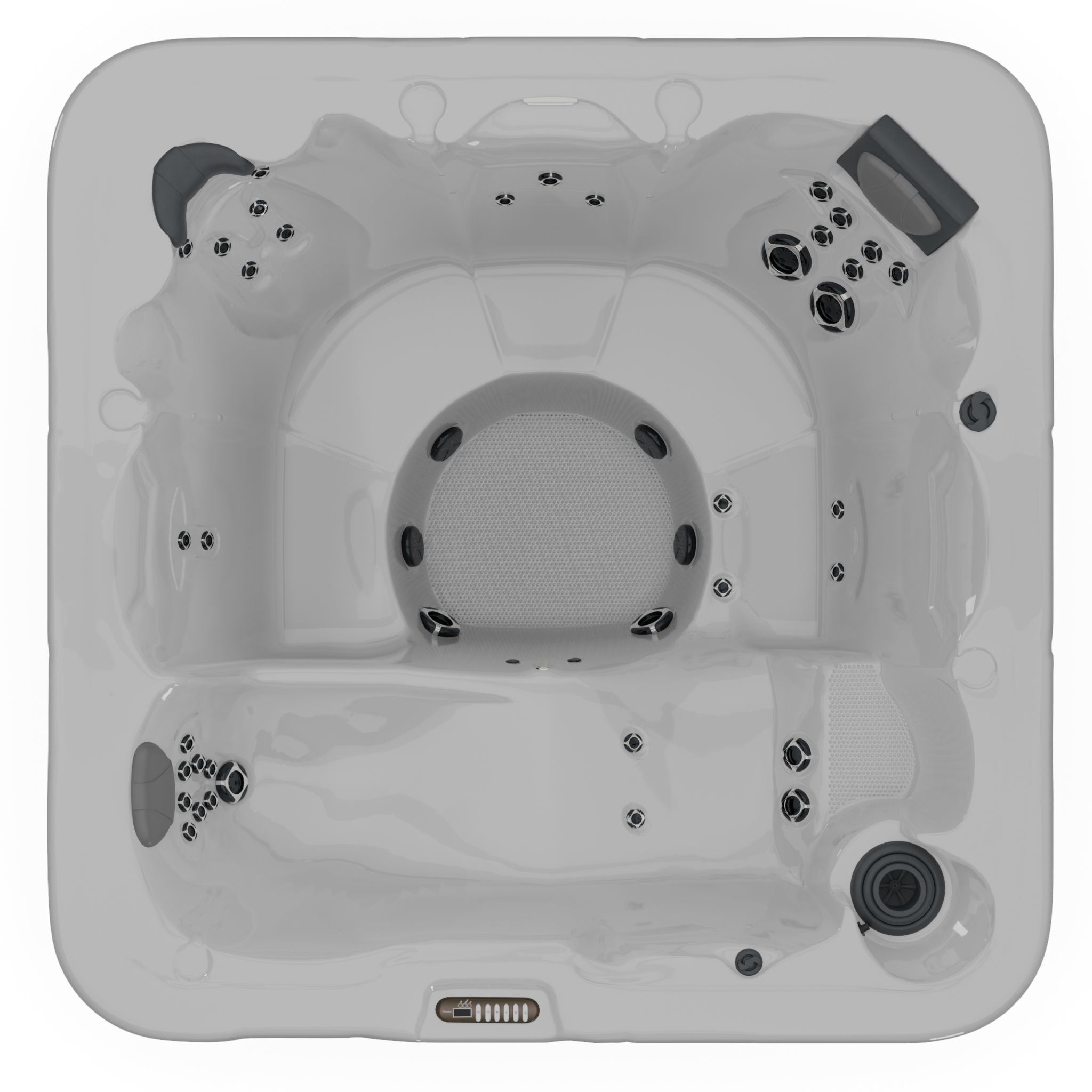 3D model of Hot Tub Jacuzzi D1 Spas Wayfarer Low-poly 3D model_3