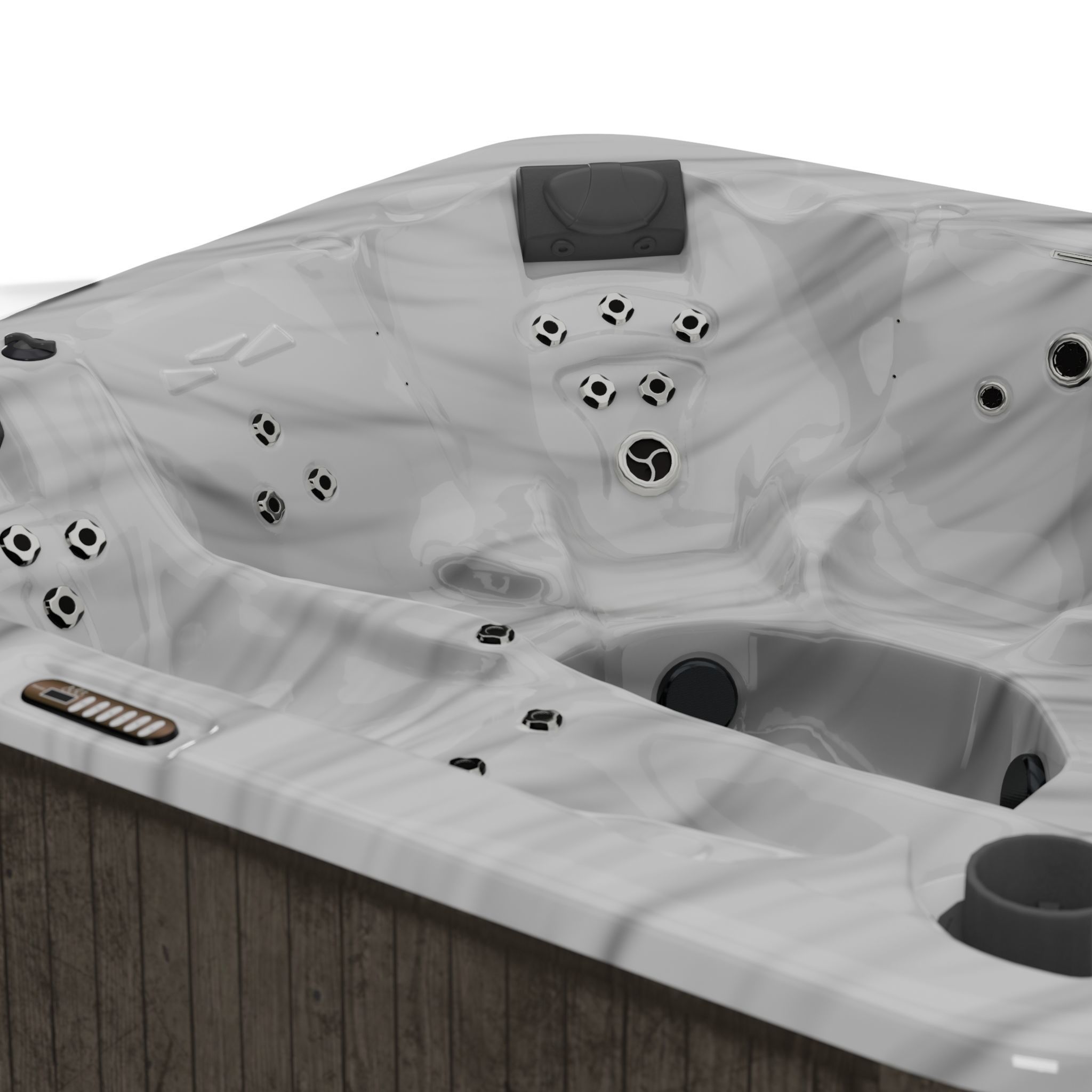 3D model of Hot Tub Jacuzzi D1 Spas Latitude Low-poly 3D model_1