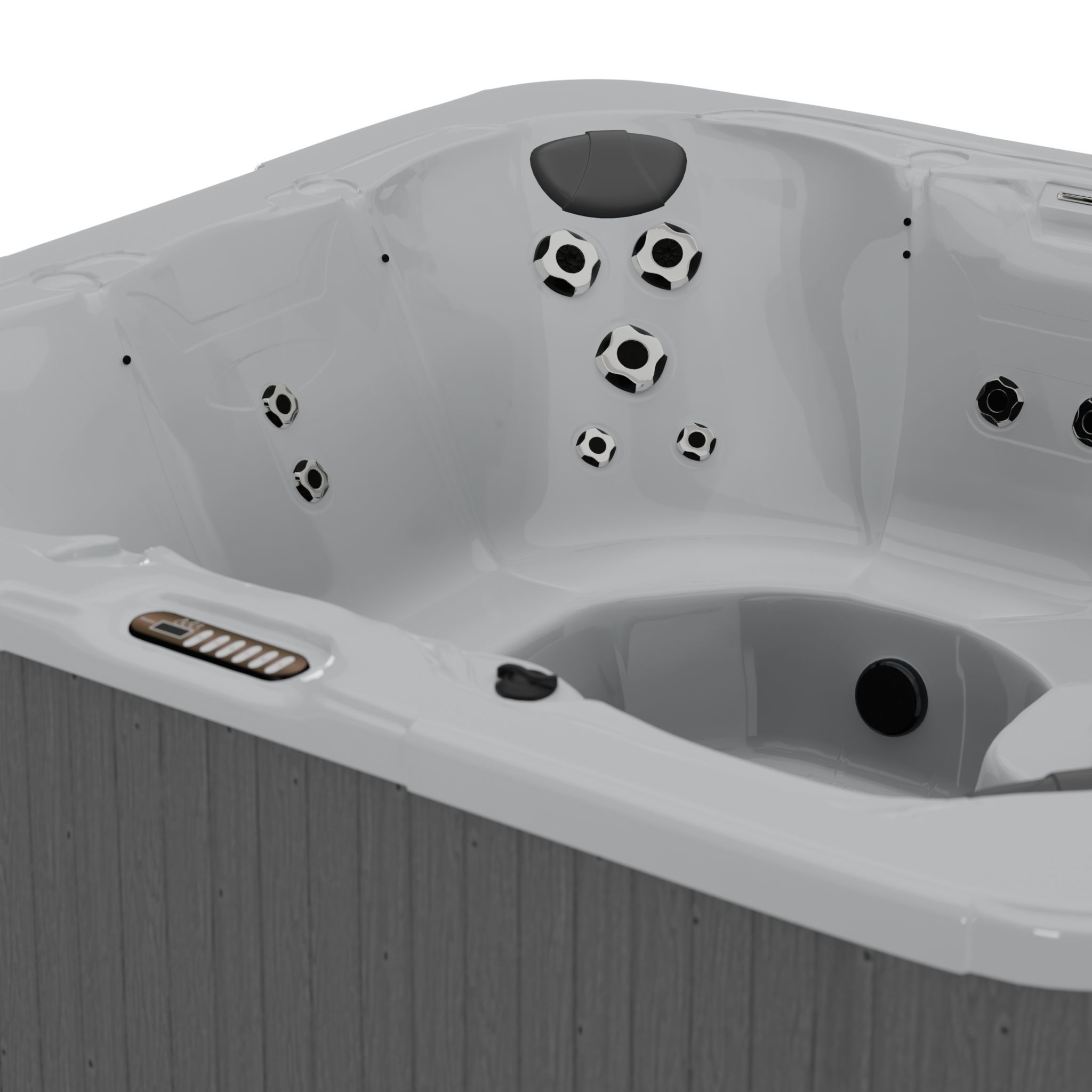 3D model of Hot Tub Jacuzzi D1 Spas Breeze Low-poly 3D model_1