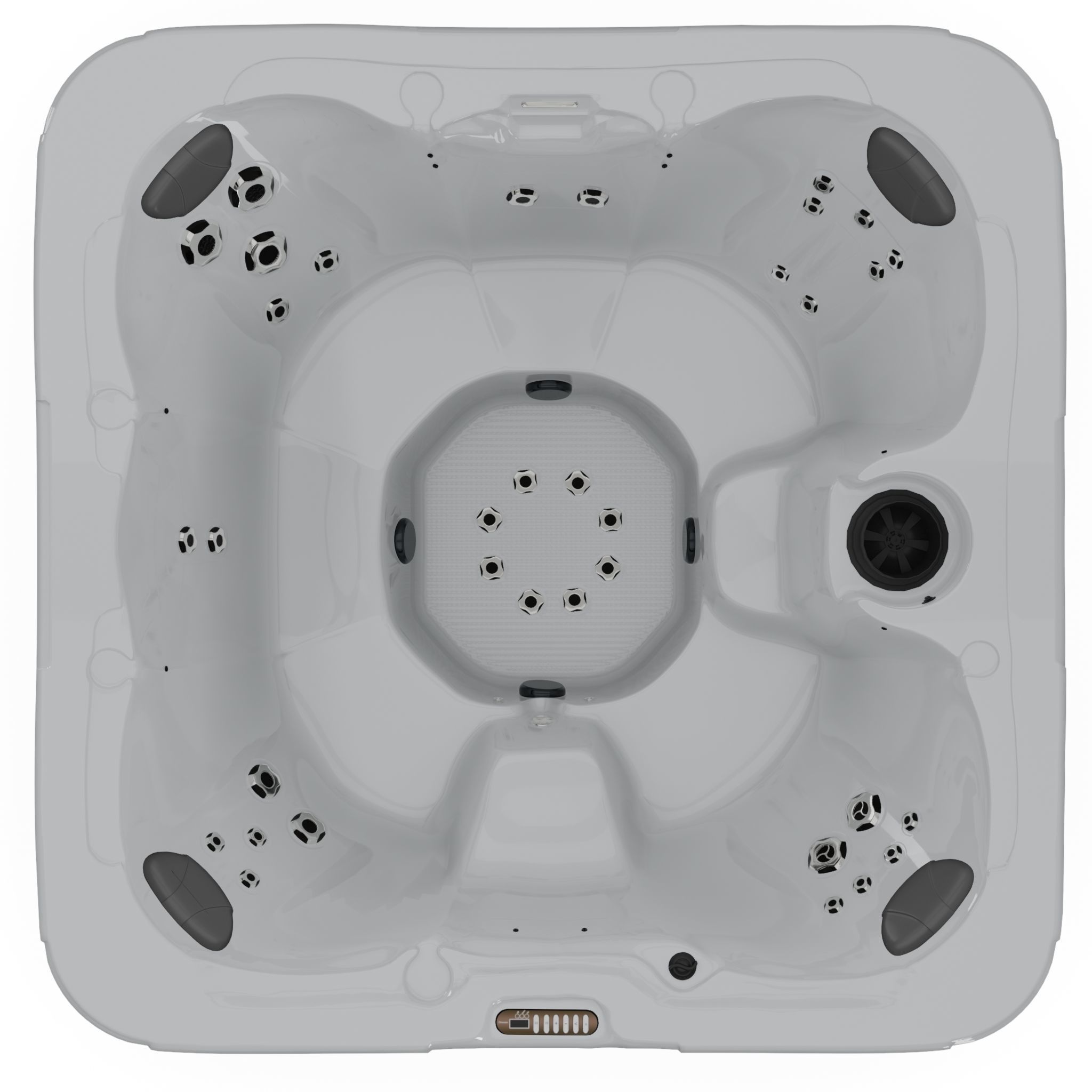 3D model of Hot Tub Jacuzzi D1 Spas Breeze Low-poly 3D model_3