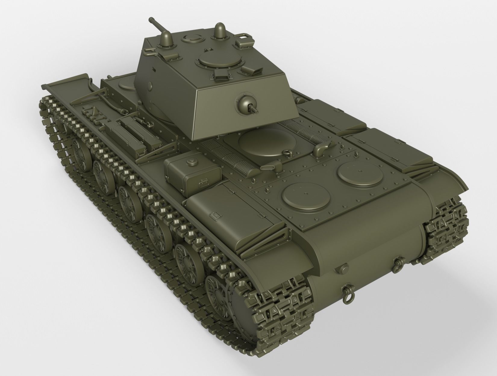 KV1 tank 3D print model_2