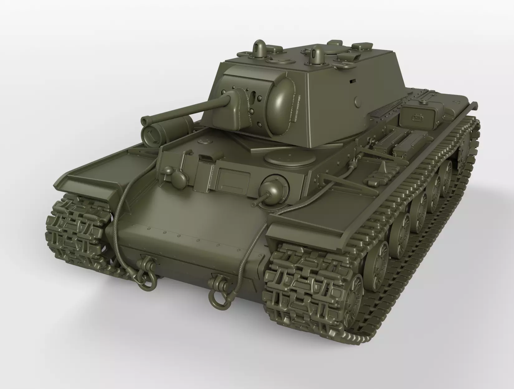 KV1 tank 3D print model_0