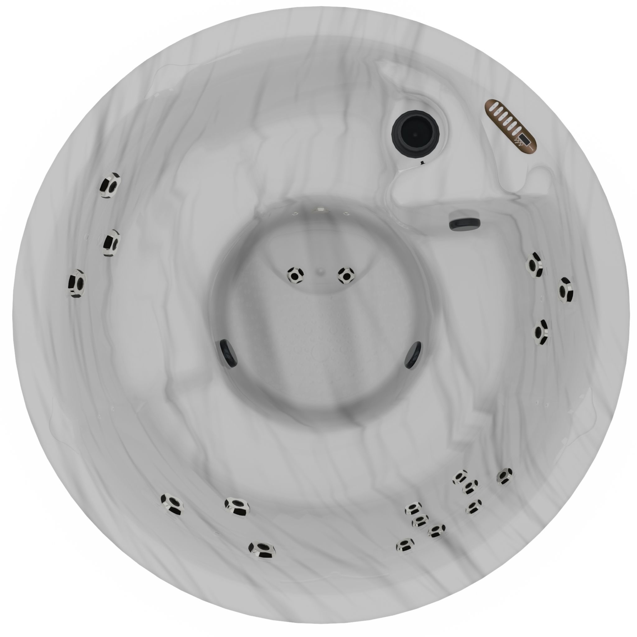 3D model of Hot Tub Jacuzzi D1 Spas Journey Low-poly 3D model_3