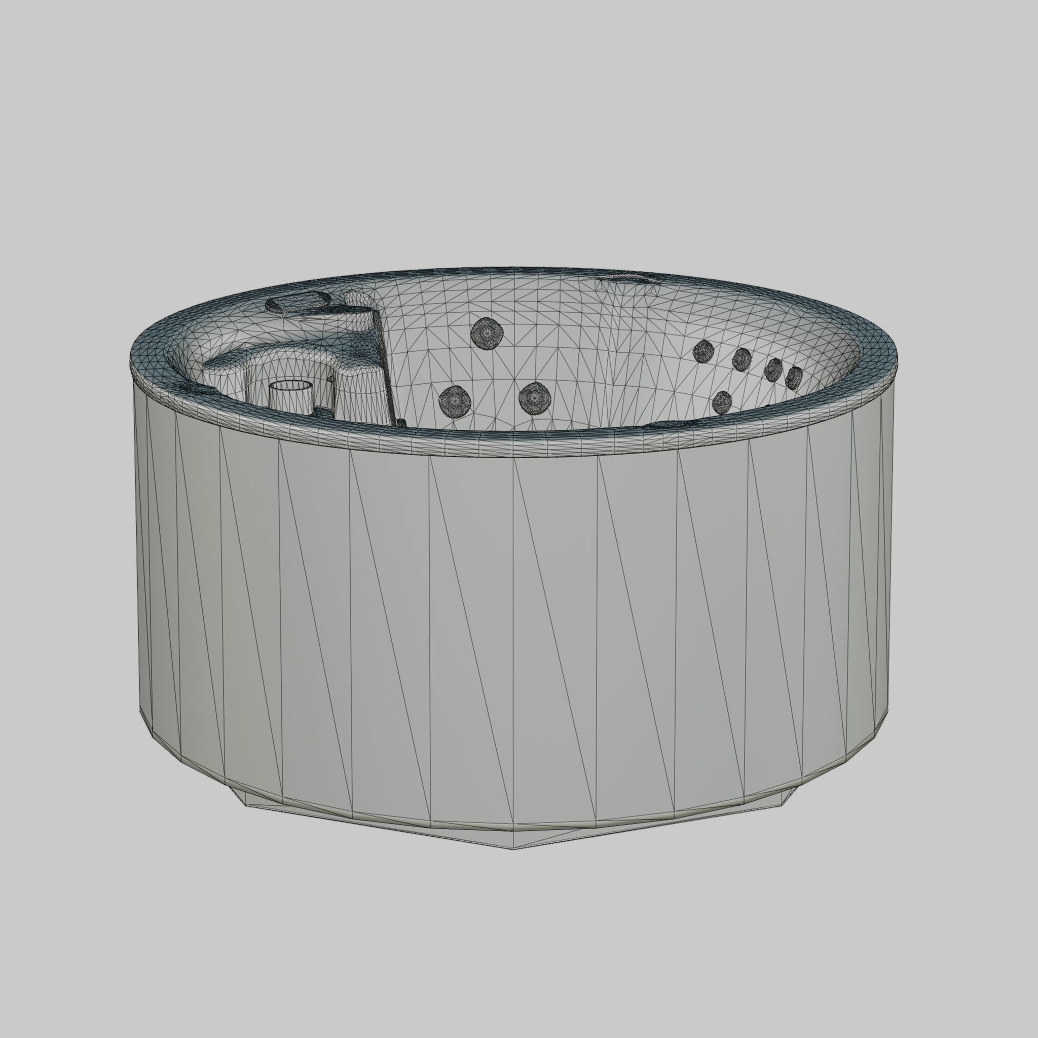 3D model of Hot Tub Jacuzzi D1 Spas Journey Low-poly 3D model_6