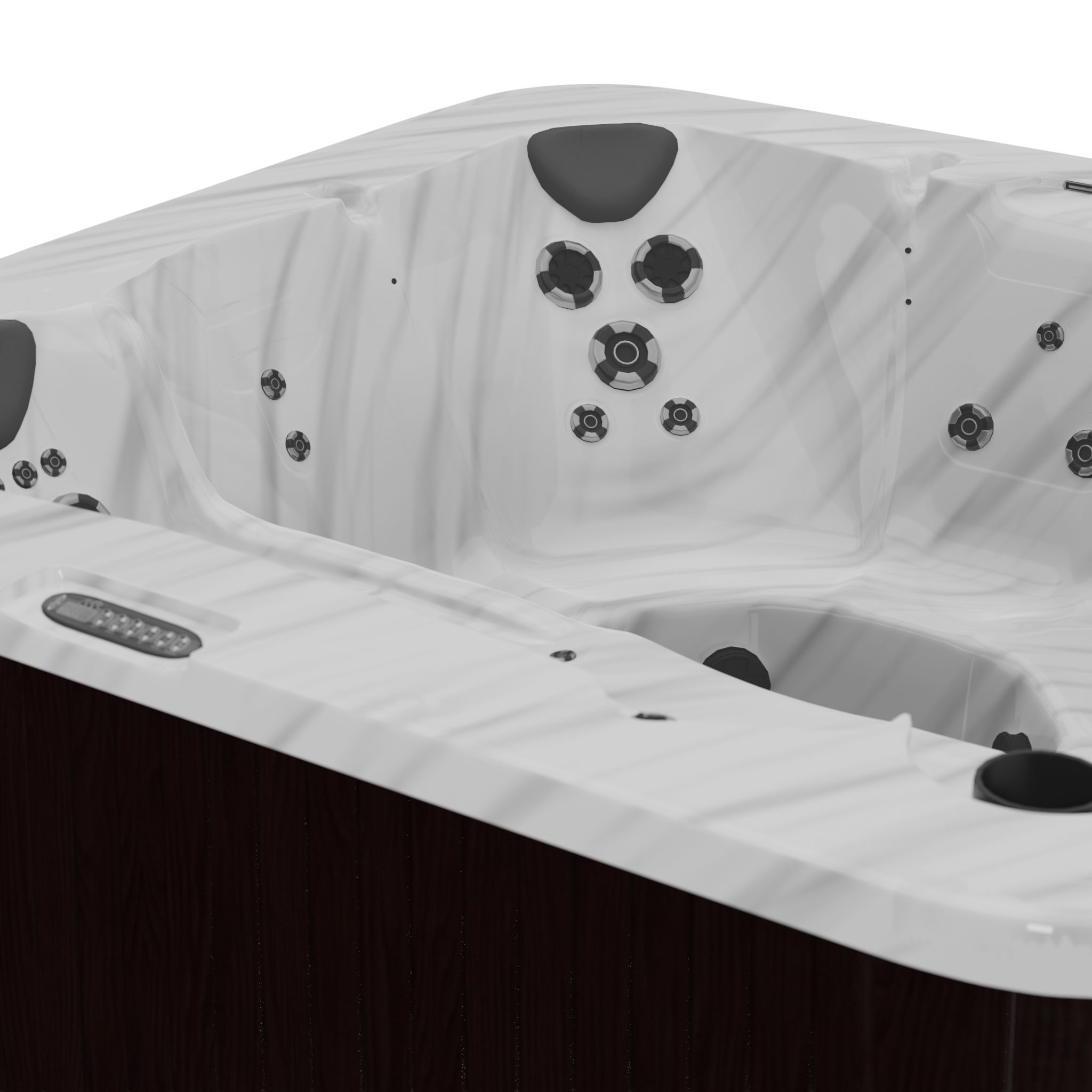 3D model of Hot Tub Jacuzzi D1 Spas Dream Low-poly 3D model_1