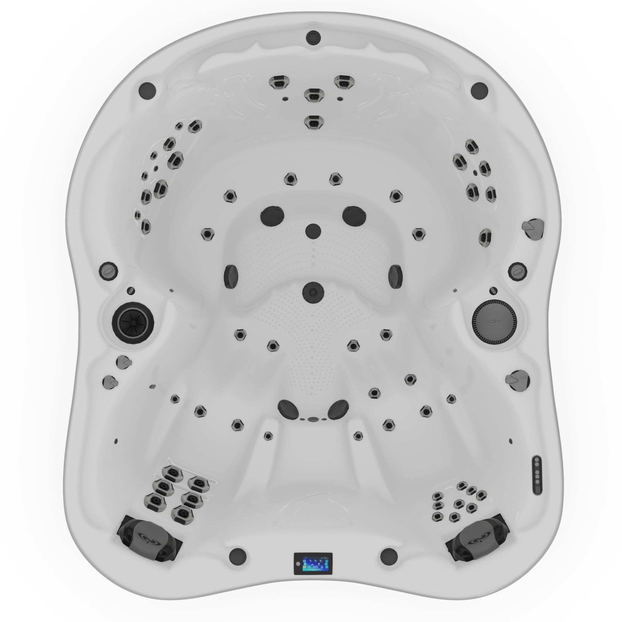 3D model of Hot Tub Jacuzzi D1 Spas Amore Bay Low-poly 3D model_3