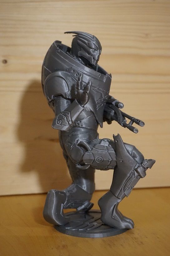 Mass Effect Garrus Vakarian Statue 3D model 3D printable | CGTrader