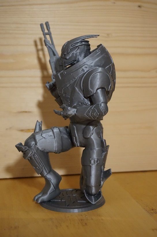 Mass Effect Garrus Vakarian Statue 3D model 3D printable | CGTrader