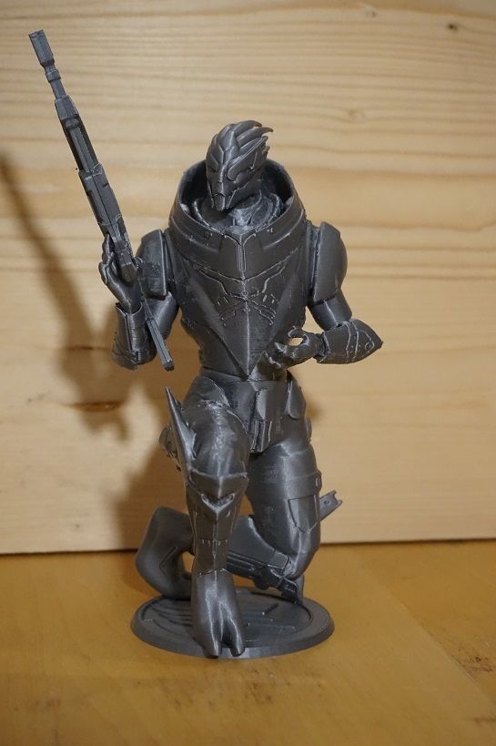 Mass Effect Garrus Vakarian Statue 3D model 3D printable | CGTrader