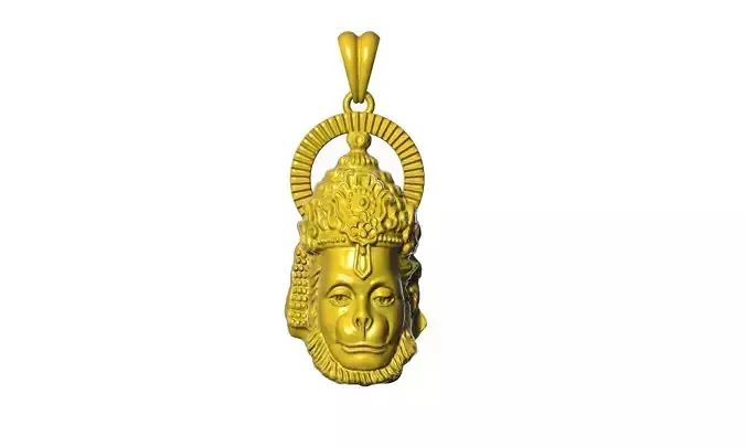 Lord Hanuman Ji Pendant Design