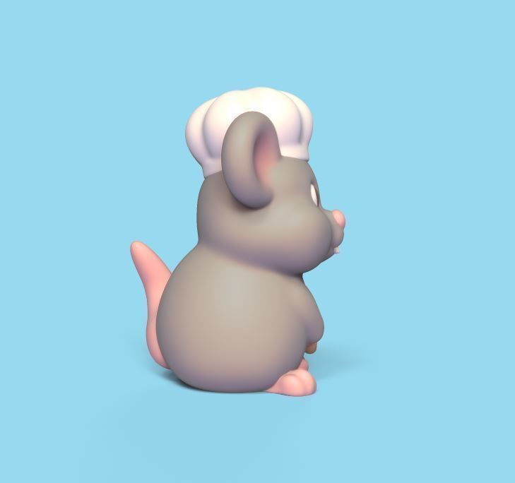 Mouse Cook 3D print model_2