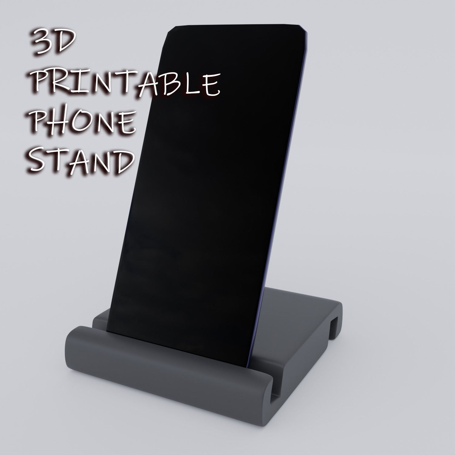 3D Printable phone stand 3D model 3D printable CGTrader
