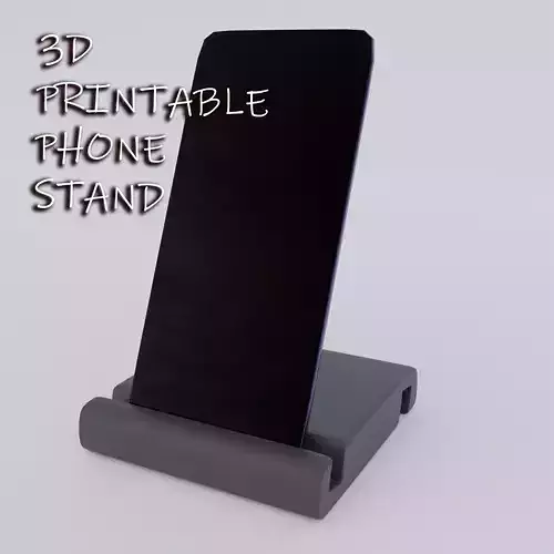 3D Printable phone stand 3D print model