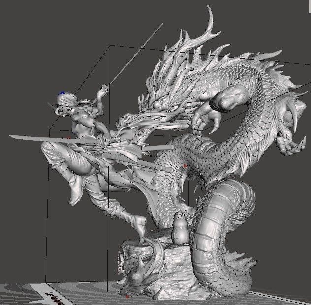 Roronoa Zoro 3D print model_1