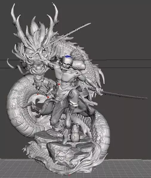 Roronoa Zoro 3D print model_0