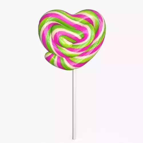Lollipop v4 Low-poly 3D model