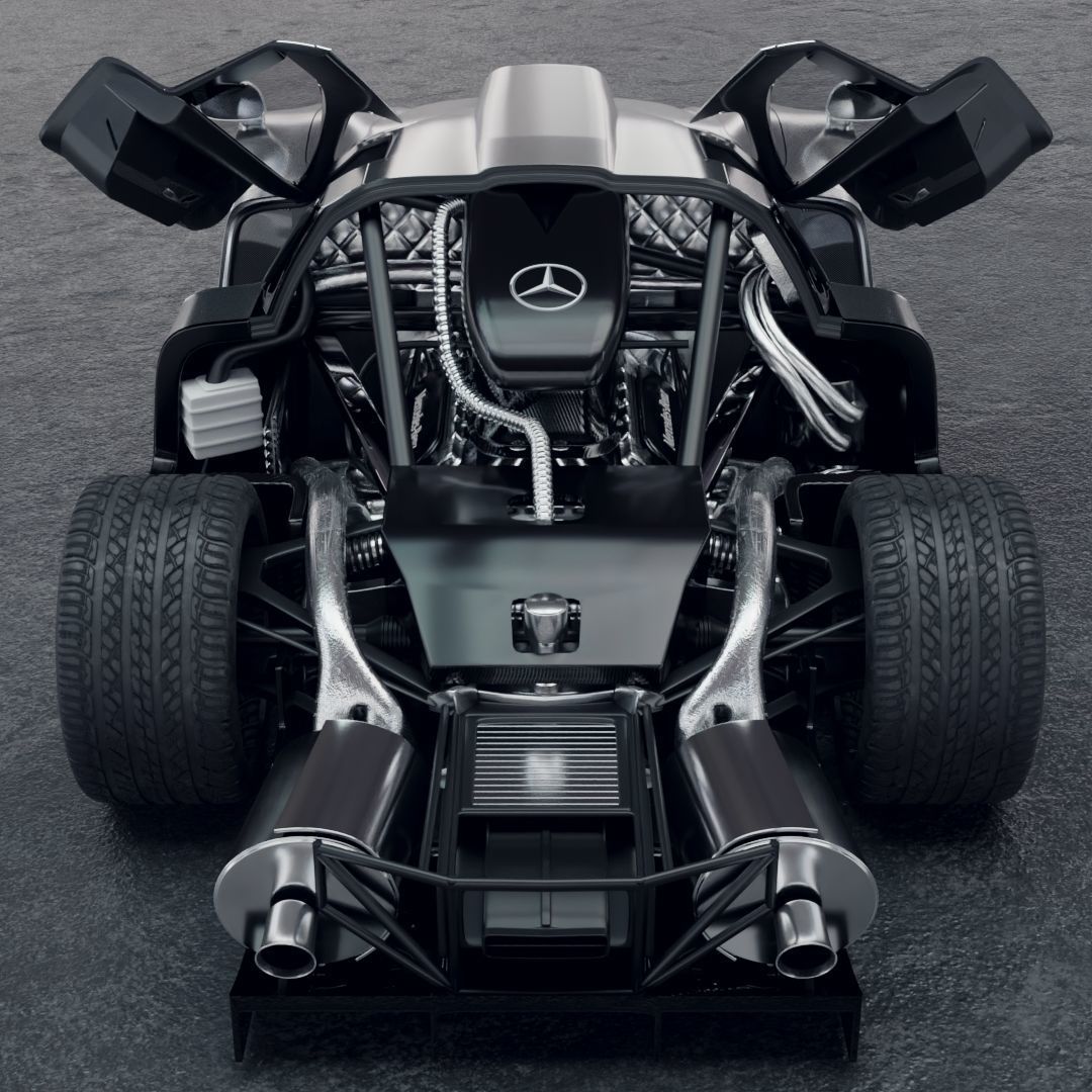 Mercedes CLK GTR 3D model_3