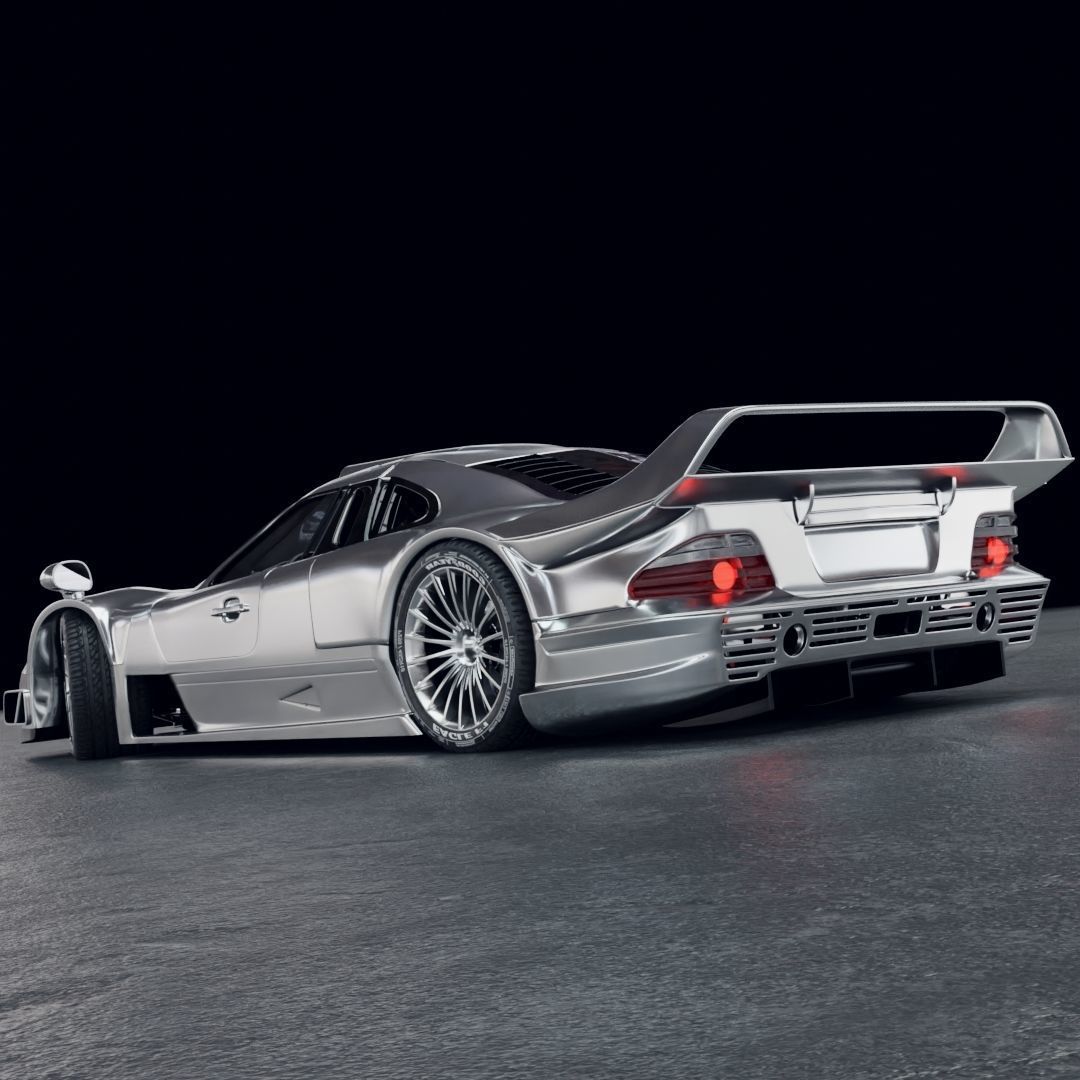 Mercedes CLK GTR 3D model_2