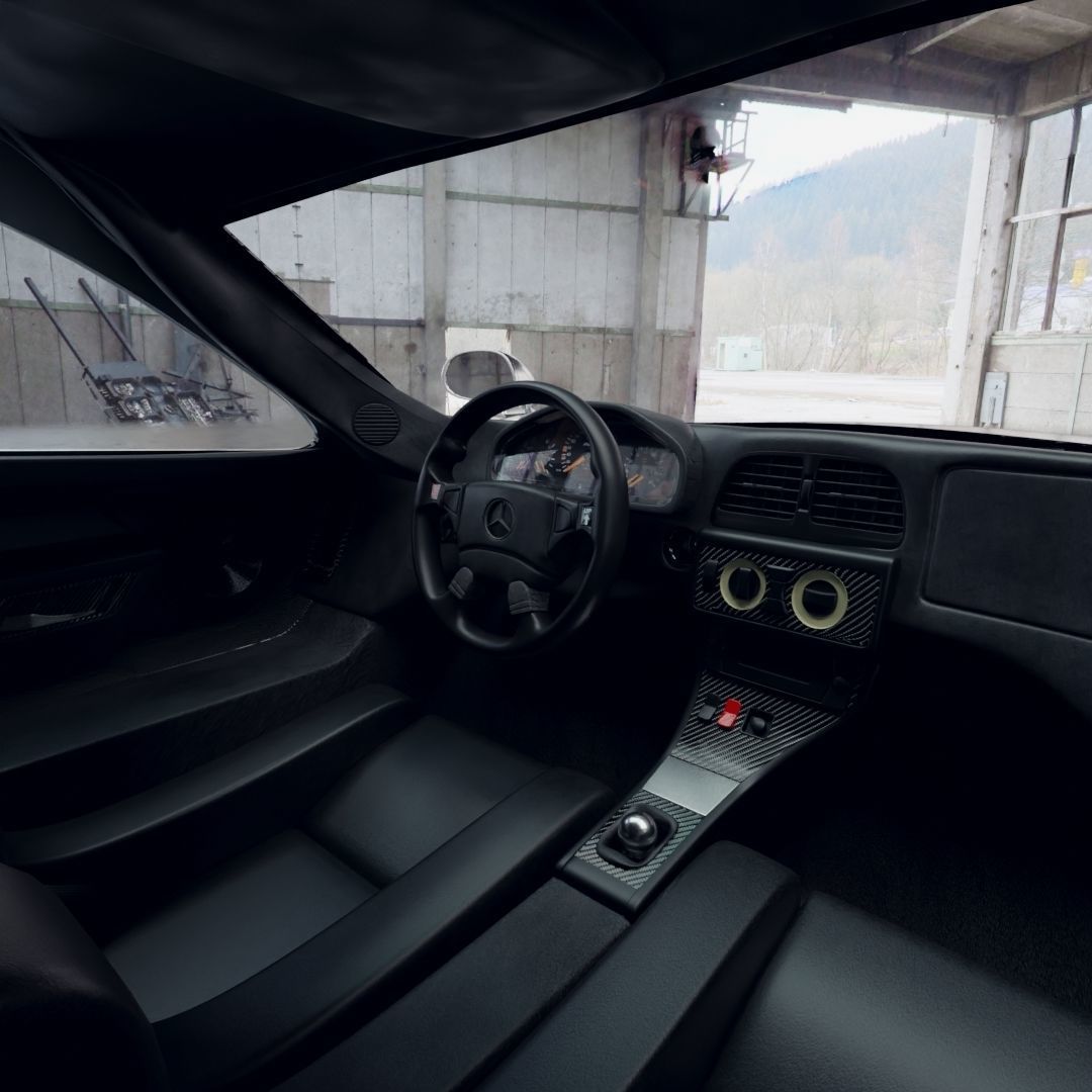 Mercedes CLK GTR 3D model_7