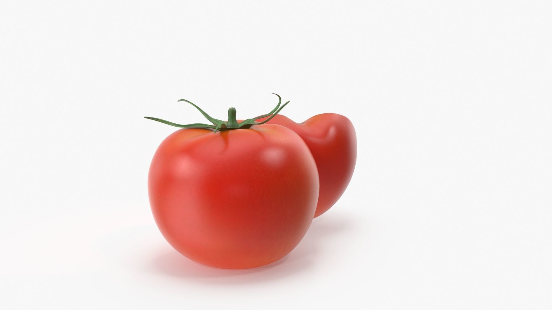Tomato two tomatoes 3D model_4