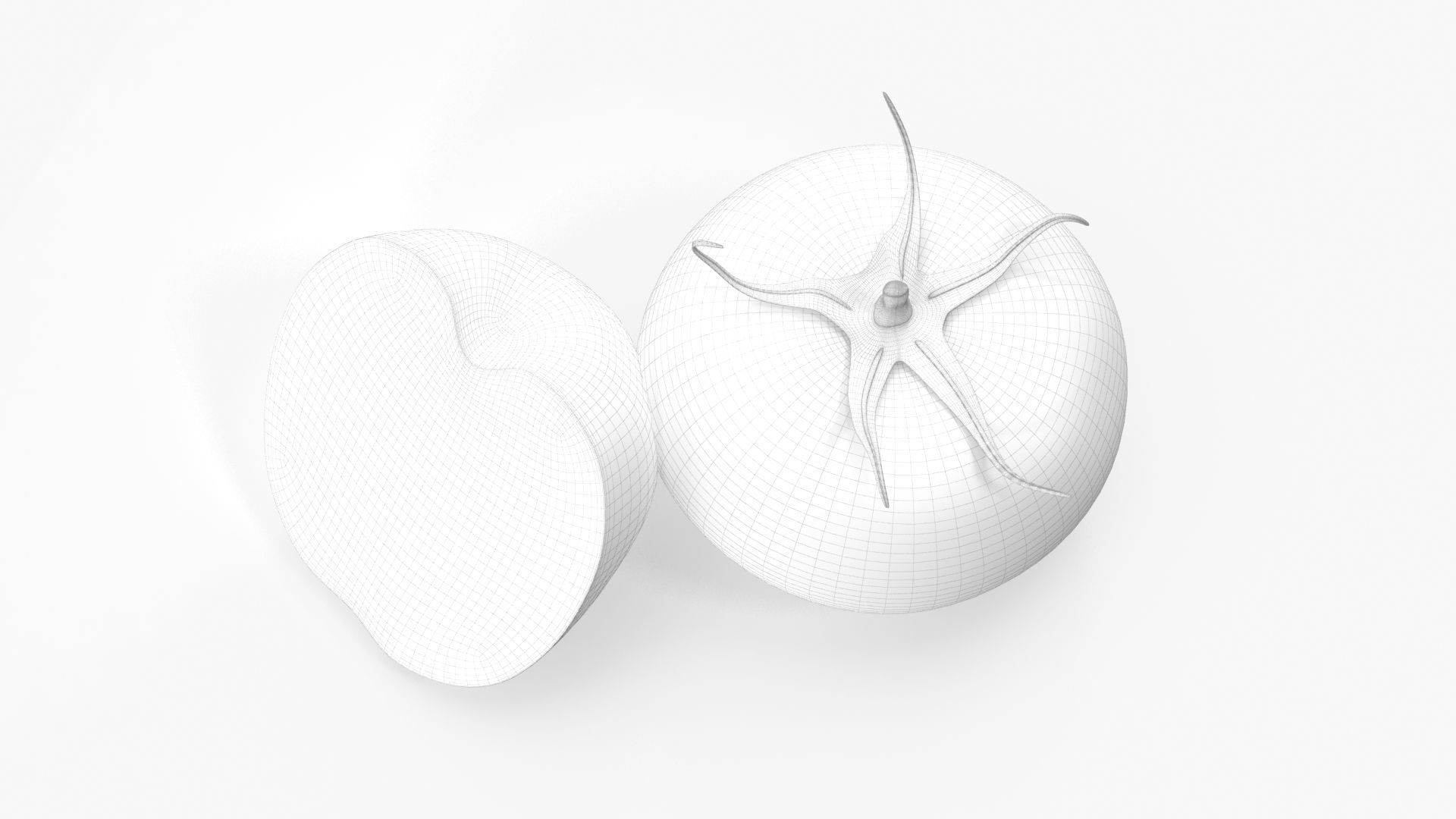 Tomato two tomatoes 3D model_9