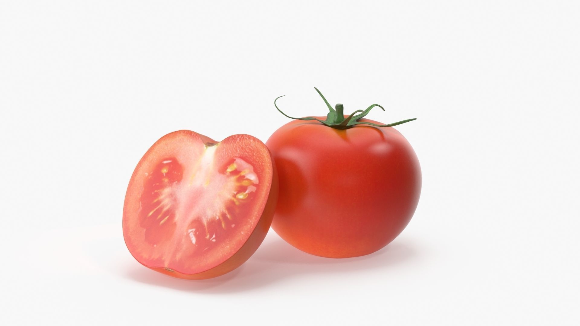 Tomato two tomatoes 3D model_8