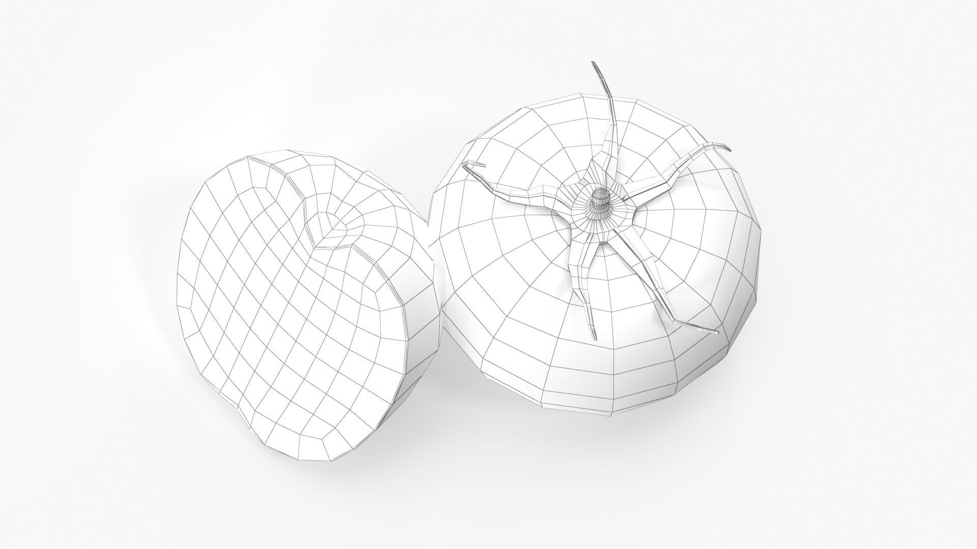 Tomato two tomatoes 3D model_10