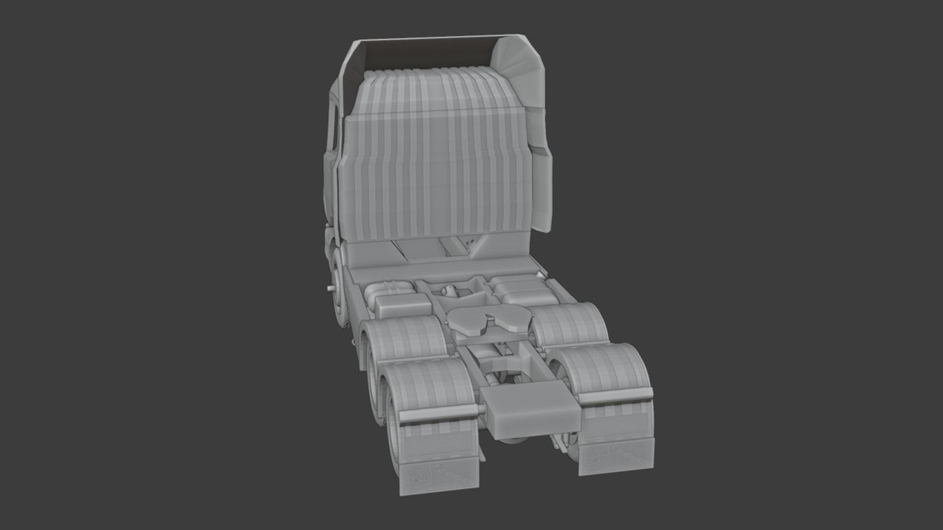 Scania truck model made for 3d printer 3D print model_2